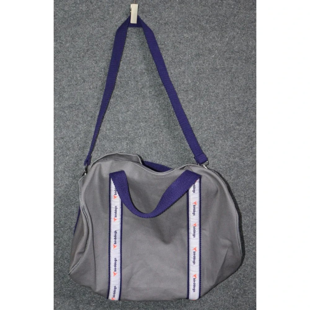 Birddogs‎ Duffle Bag Gym Canvas Travel Carry On Tote EDC Pack Blue Golf NWOT